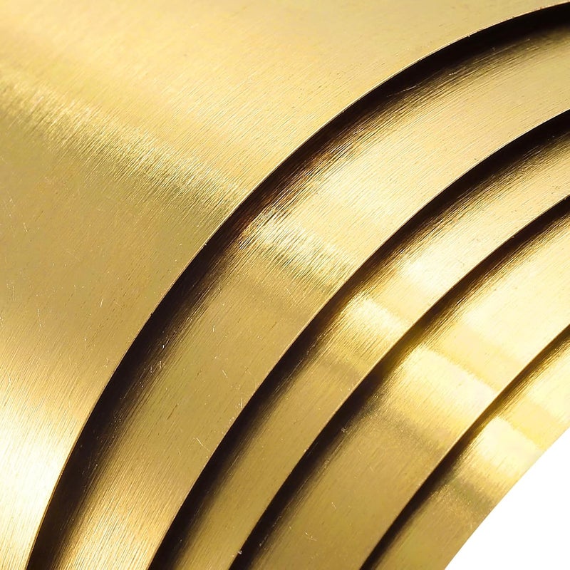 uxcell Brass Sheet Roll, 3000mm x 100mm x 0.06mm Brass Foil Roll Brass Strip for Crafts, Electrical Repairs, Grounding - Image 4